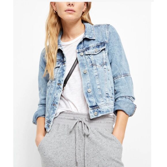 Free People Denim Blue Jean Jacket - Picture 1 of 5